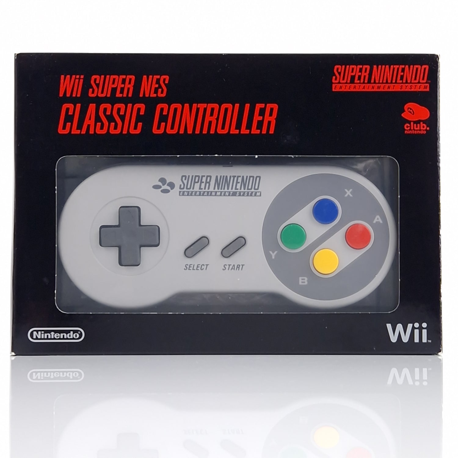 Nintendo Wii Zubehör : Wii Super NES Classic Controller - Gamepad Joypad OVP