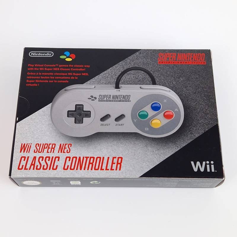 Nintendo Wii Zubehör : Wii Super NES Classic Controller - Gamepad Joypad OVP