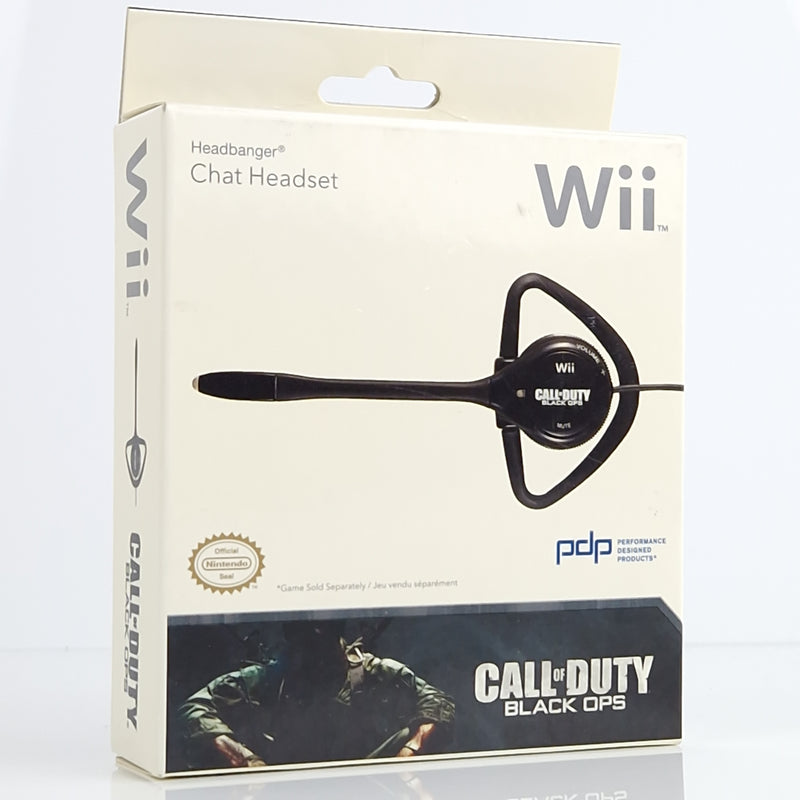 Nintendo Wii Zubehör : Call of Duty Black Ops Chat Headset Headbanger - NEU OVP