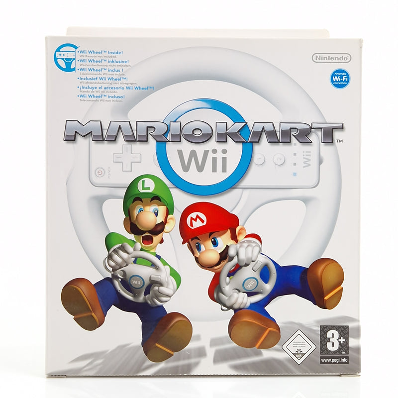 Nintendo Wii Spiel : Mario Kart Wii - große Box OVP ohne Wii wheel  kein Lenkrad