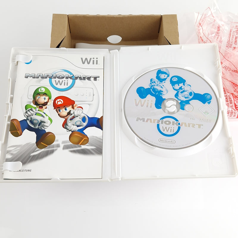 Nintendo Wii Spiel : Mario Kart Wii - große Box OVP ohne Wii wheel  kein Lenkrad