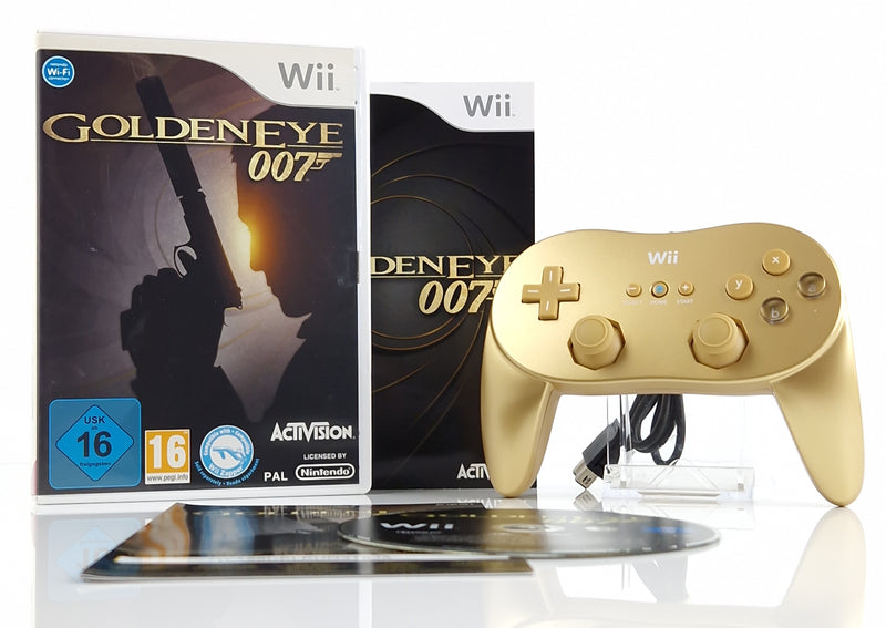 Nintendo Wii Spiel : Goldeneye 007 + Controller - James Bond Gamepad OVP PAL