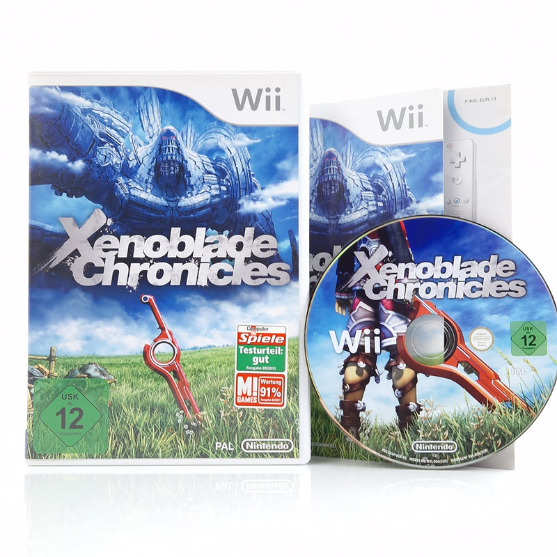 Nintendo Wii Spiel : Xenoblade Chronicles - CD Anleitung OVP | dt. PAL Version