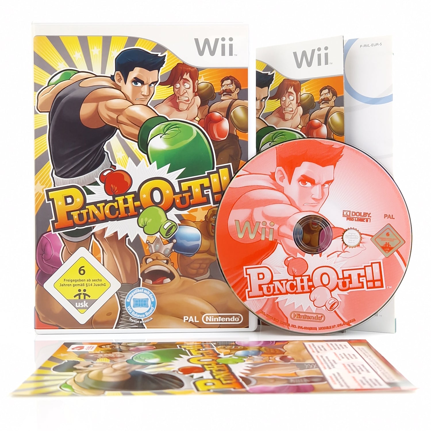 Nintendo Wii Spiel : Punch-Out!! - CD Anleitung OVP | dt. PAL Version Boxen