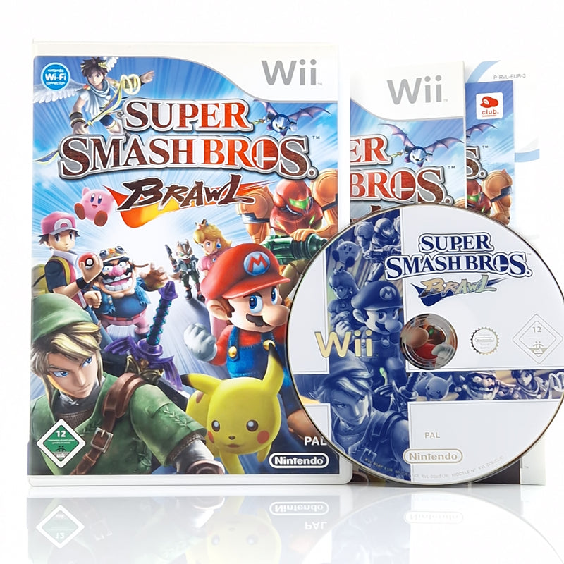 Nintendo Wii Spiel : Super Smash Bros Brawl - dt. PAL Version OVP