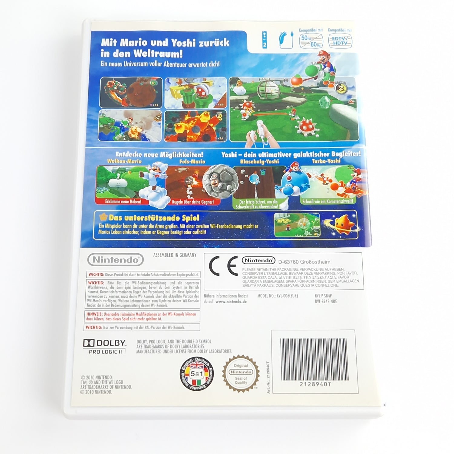 Nintendo Wii Spiel : Super Mario Galaxy 2 - CD Anleitung OVP | dt. PAL Version