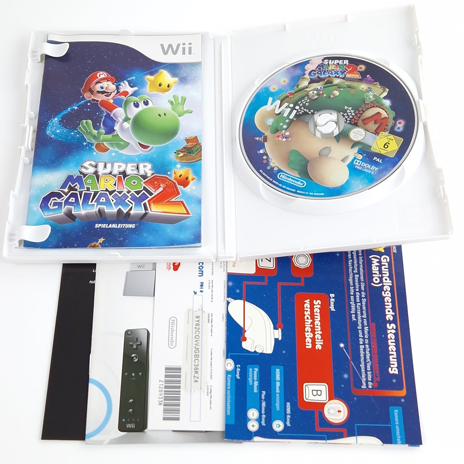 Nintendo Wii Spiel : Super Mario Galaxy 2 - CD Anleitung OVP | dt. PAL Version