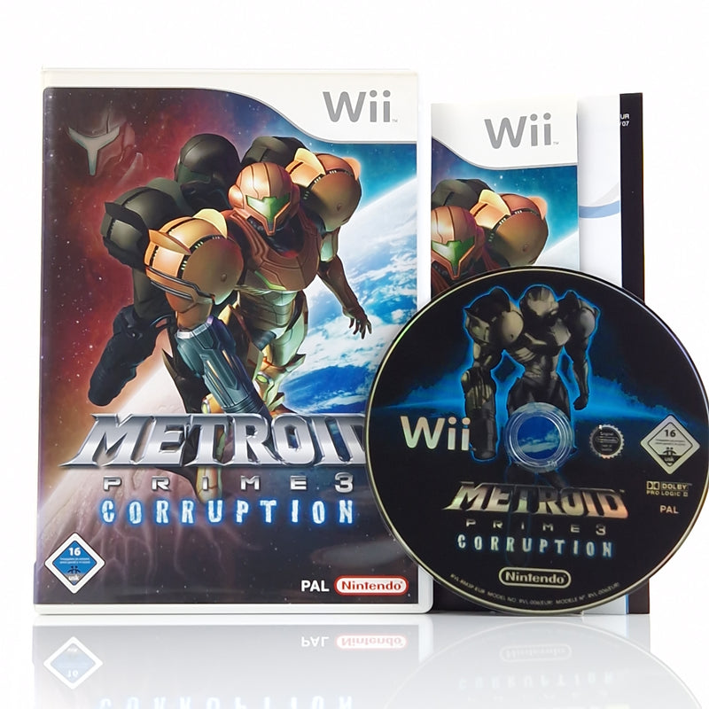 Nintendo Wii Spiel : Metroid Prime 3 Corruption - CD Anleitung OVP | dt. PAL