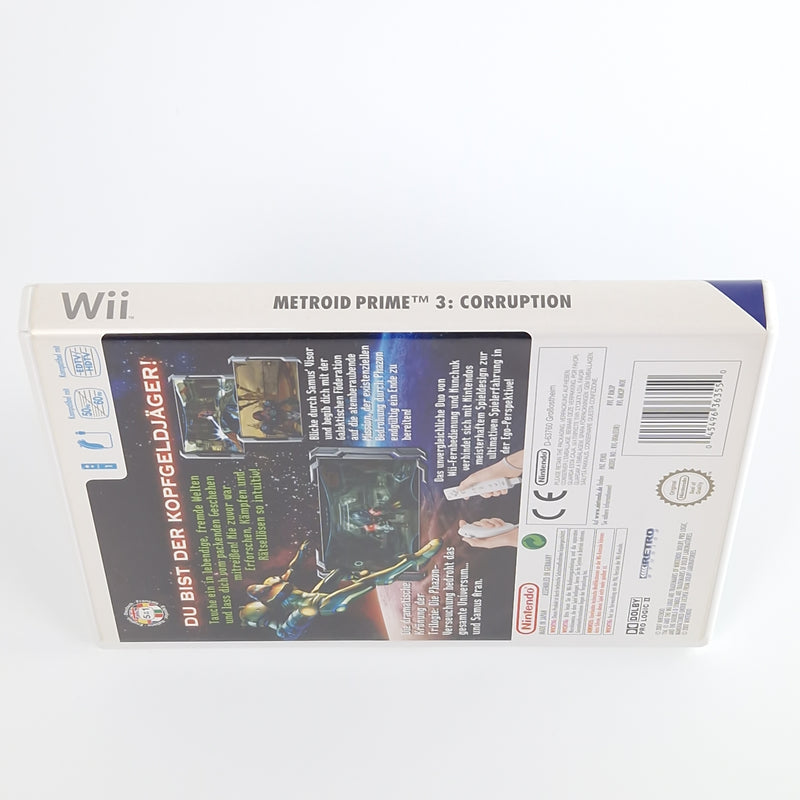 Nintendo Wii Spiel : Metroid Prime 3 Corruption - CD Anleitung OVP | dt. PAL