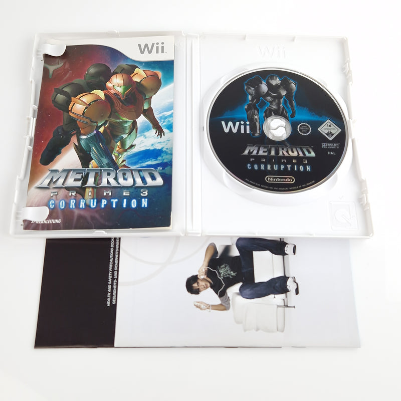 Nintendo Wii Spiel : Metroid Prime 3 Corruption - CD Anleitung OVP | dt. PAL