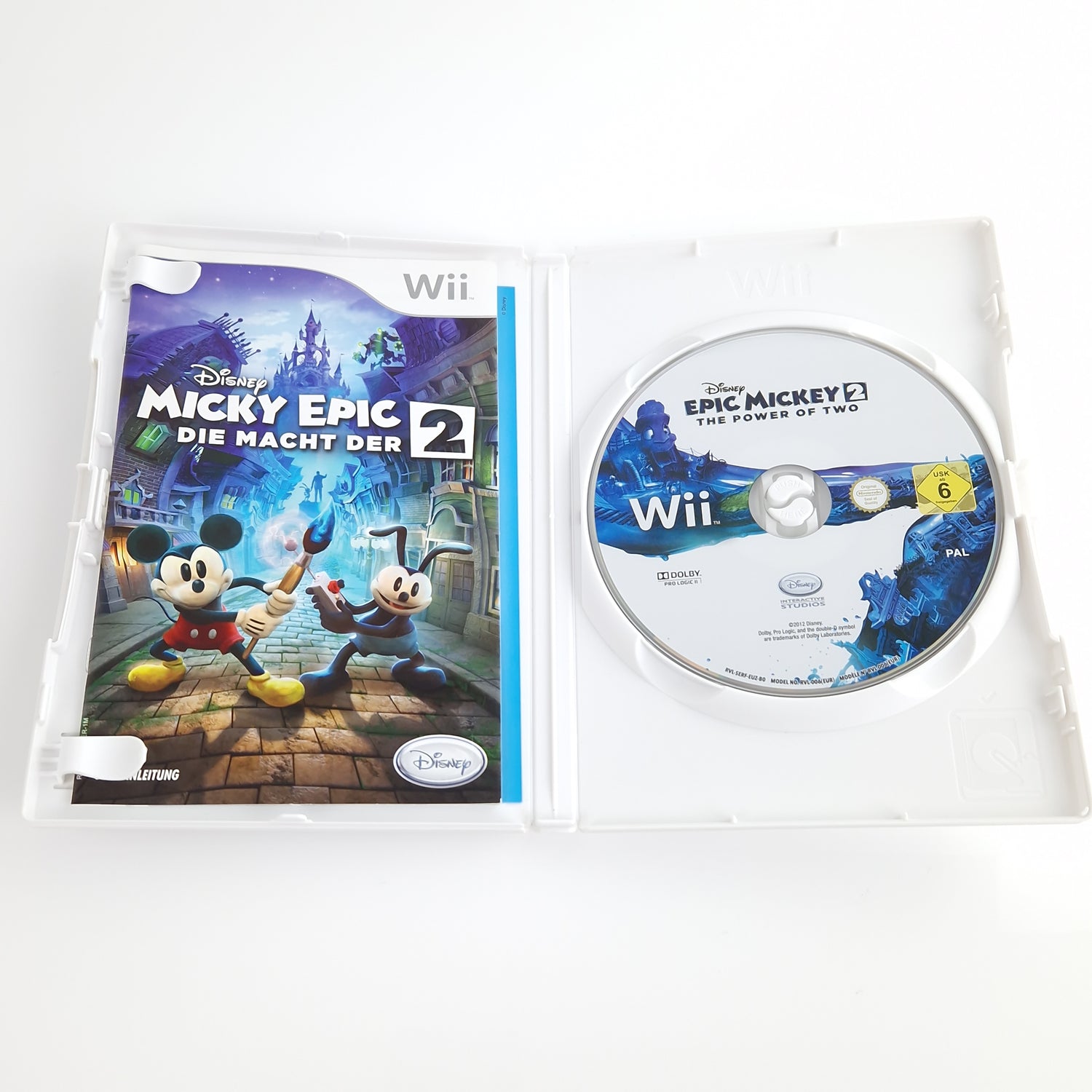 Nintendo Wii Spiele : Disney Micky Epic & Teil 2 - CD Anleitung OVP | dt. PAL