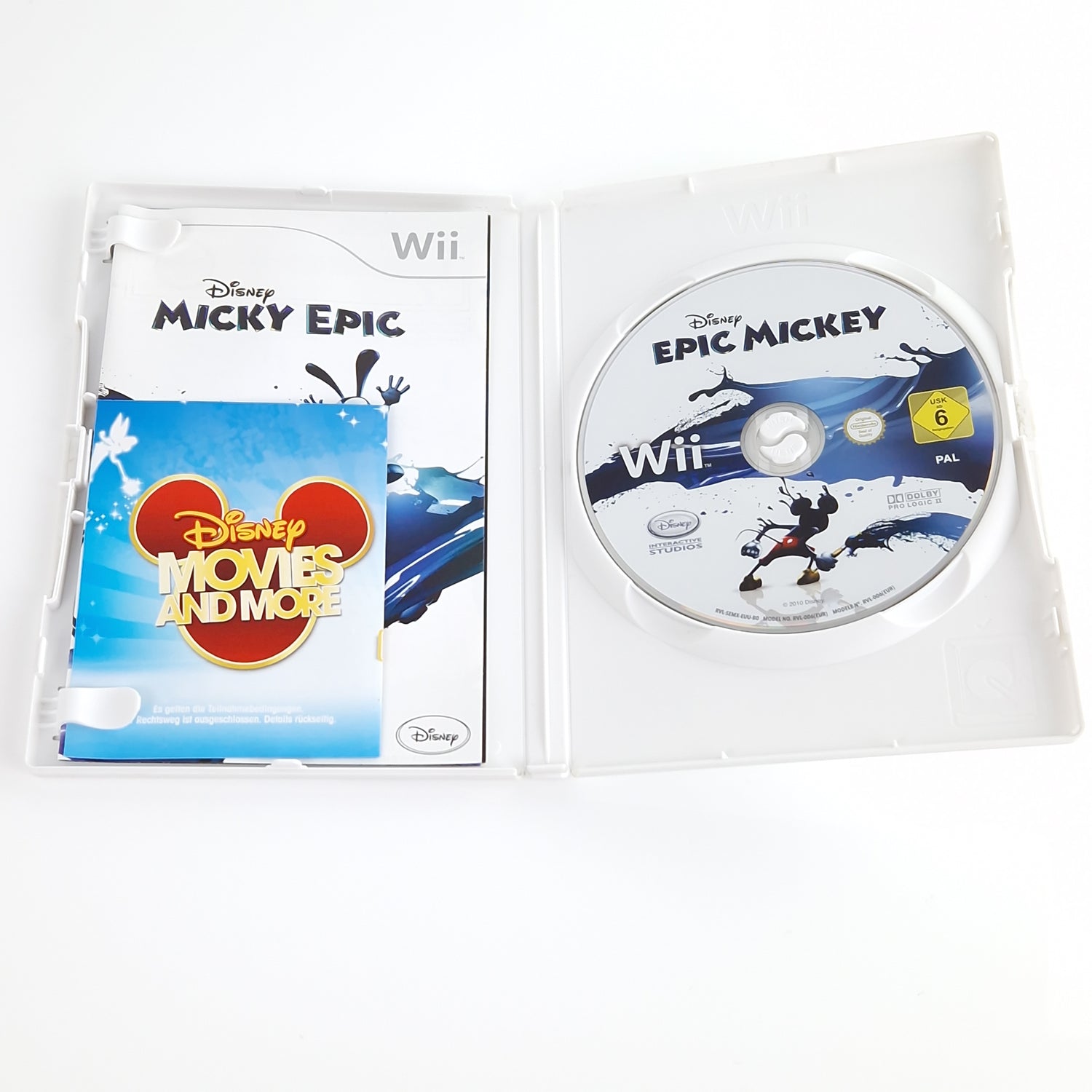 Nintendo Wii Spiele : Disney Micky Epic & Teil 2 - CD Anleitung OVP | dt. PAL