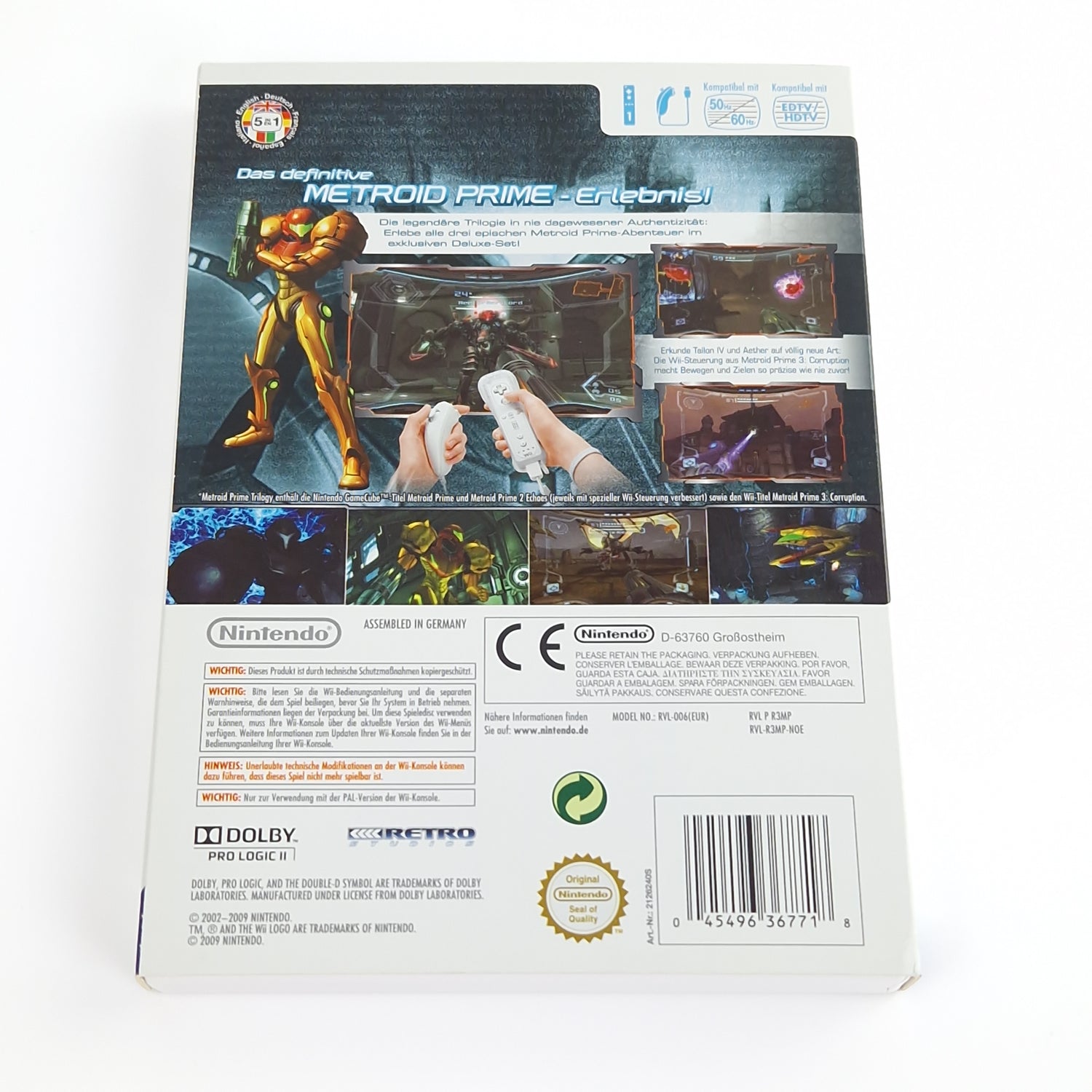 Nintendo Wii Spiel : Metroid Prime Trilogy Sammleredition - dt. OVP PAL