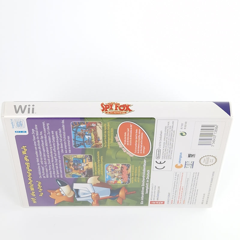 Nintendo Wii Spiel : Spyfox in das Milchkartell - CD Anleitung OVP PAL Atari