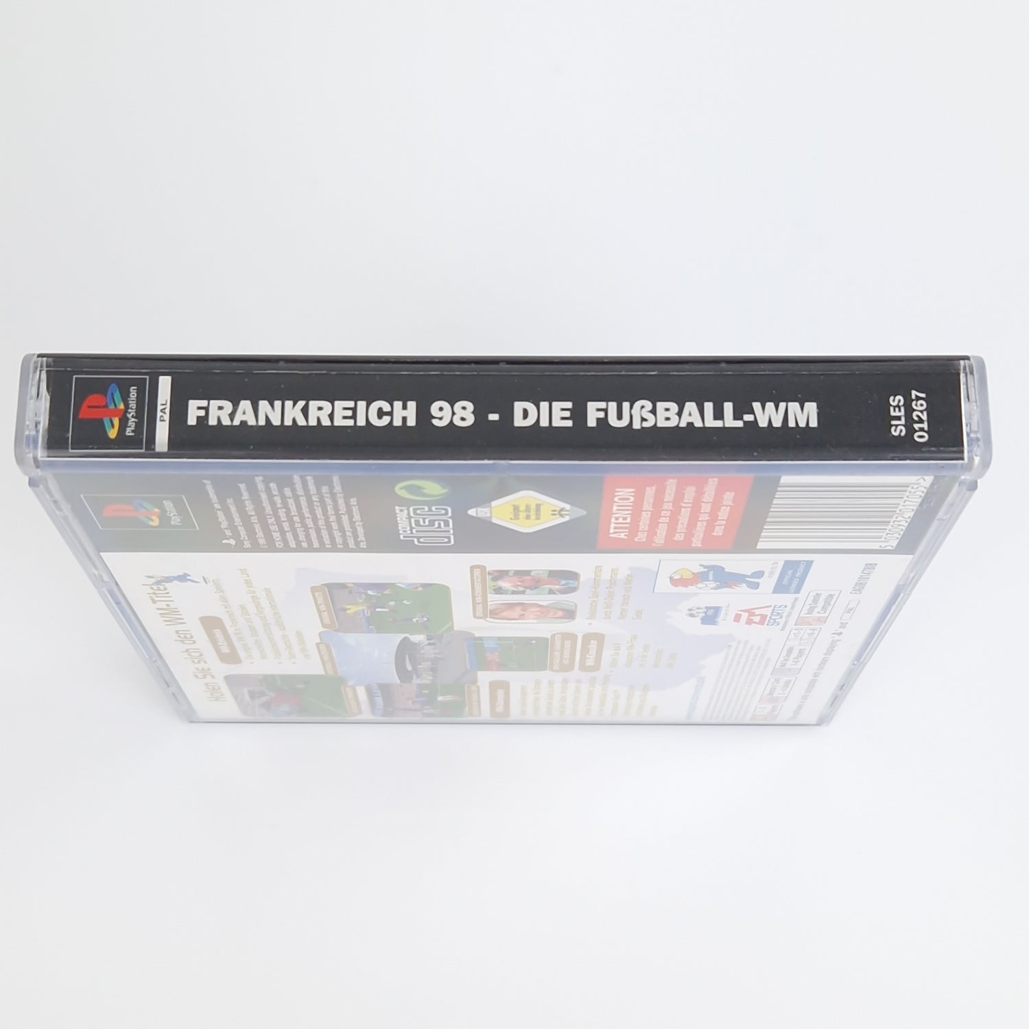 Playstation 1 Spiel : Frankreich 98 die Fußball WM - Sony PS1 PSX Psone OVP PAL