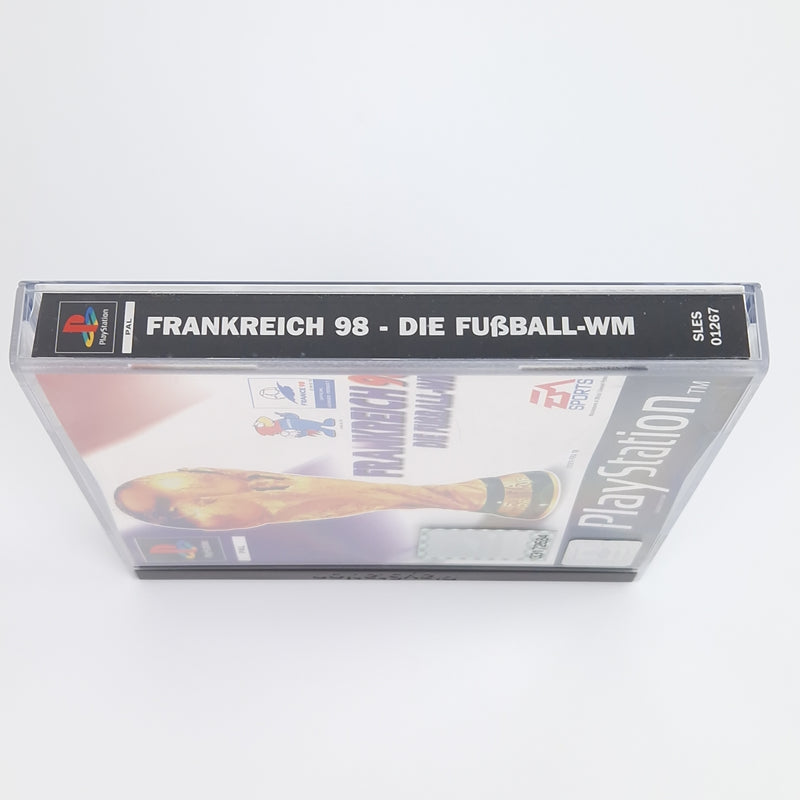 Playstation 1 Spiel : Frankreich 98 die Fußball WM - Sony PS1 PSX Psone OVP PAL