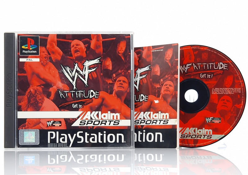 Playstation 1 Spiel : WWF Attitude - Sony PS1 PSX Psone | Wrestling OVP PAL