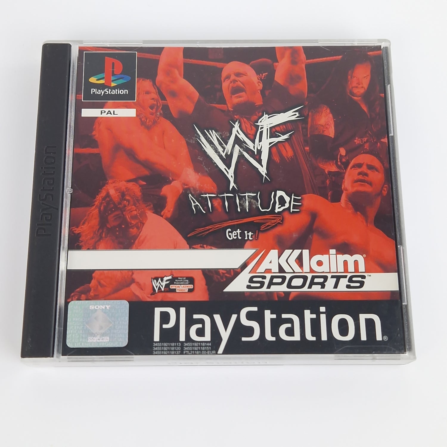 Playstation 1 Spiel : WWF Attitude - Sony PS1 PSX Psone | Wrestling OVP PAL