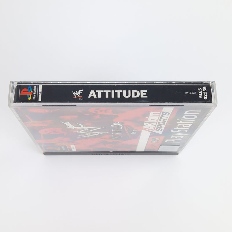 Playstation 1 Spiel : WWF Attitude - Sony PS1 PSX Psone | Wrestling OVP PAL