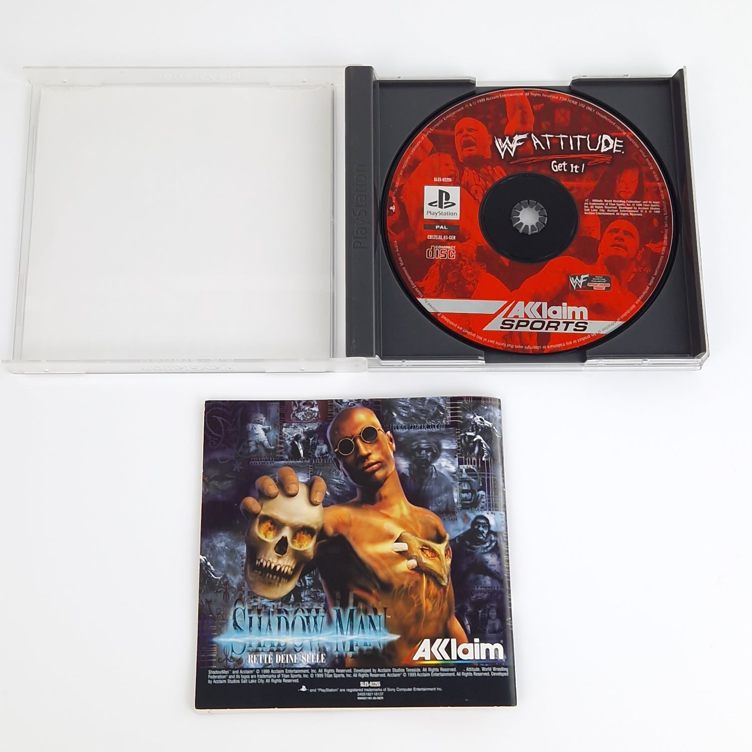 Playstation 1 Spiel : WWF Attitude - Sony PS1 PSX Psone | Wrestling OVP PAL