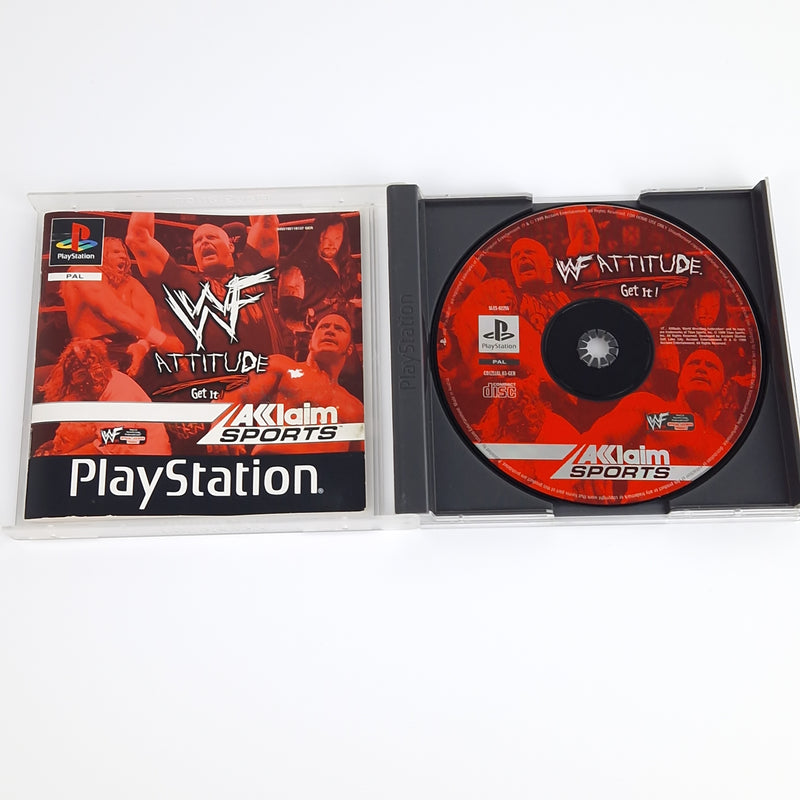 Playstation 1 Spiel : WWF Attitude - Sony PS1 PSX Psone | Wrestling OVP PAL