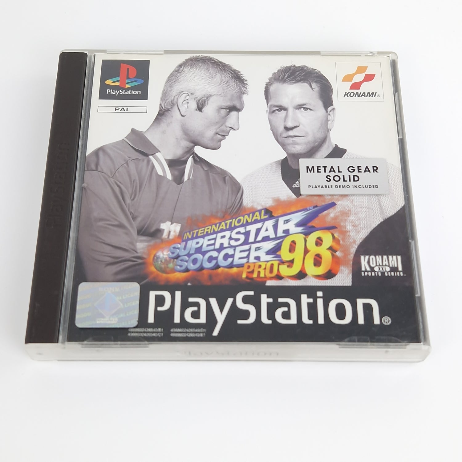 Playstation 1 Spiel : ISS Pro 98 + Metal Gear Solid DEMO - PS1 PSX | OVP PAL