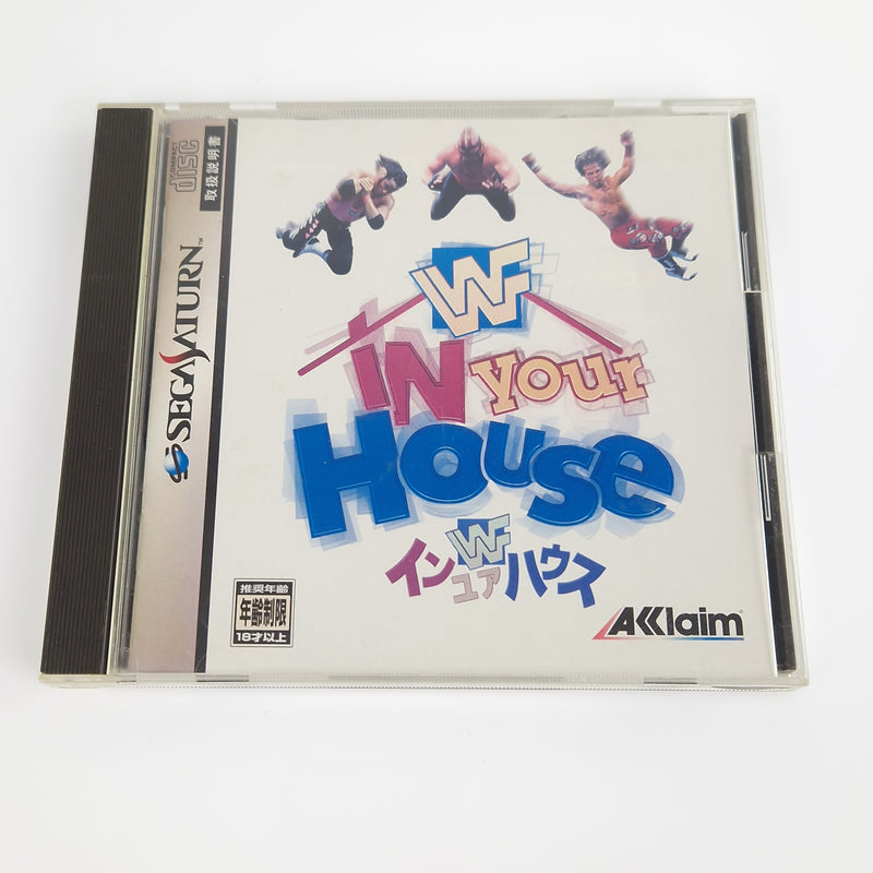 Sega Saturn Spiel : WWF in your House - Jewel Case OVP | NTSC-J JAPAN Wrestling