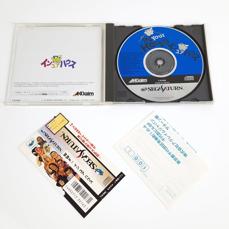 Sega Saturn Spiel : WWF in your House - Jewel Case OVP | NTSC-J JAPAN Wrestling