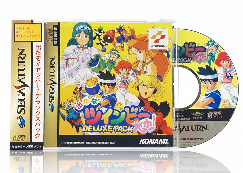 Sega Saturn Spiel : Detana Twinbee Yahho-! Deluxe Pack - Jewel Case NTSC-J Japan