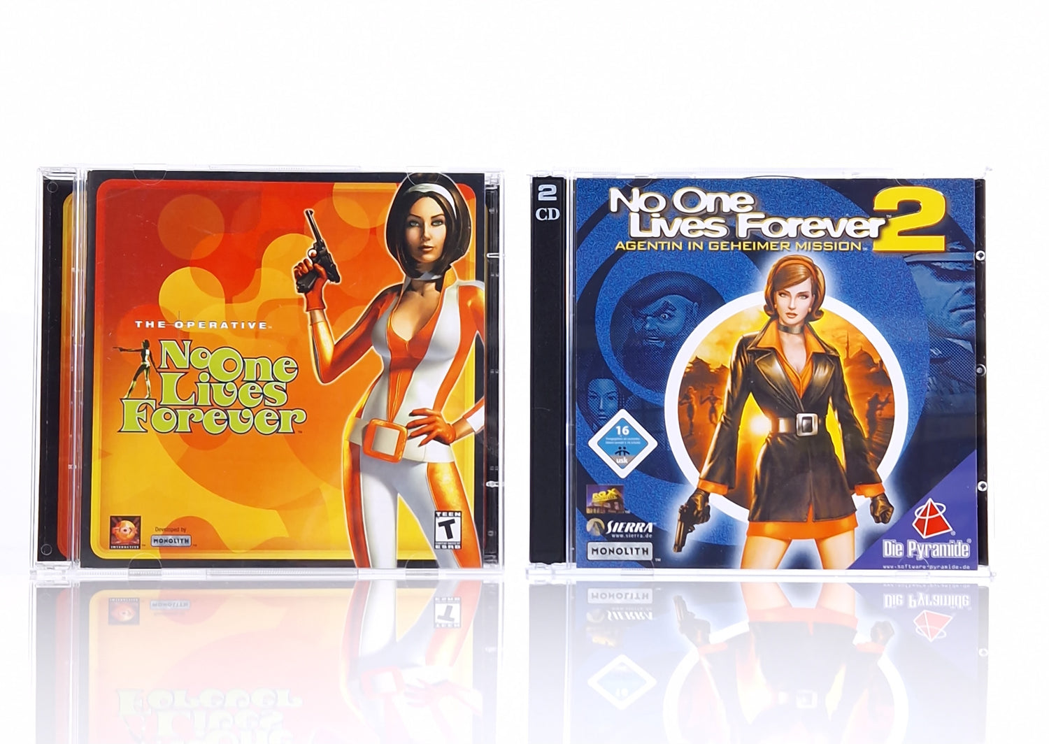 PC Spiele : Noone Lives Forever Teil 1 & 2 - Computer CD-ROM OVP PAL Jewel Case