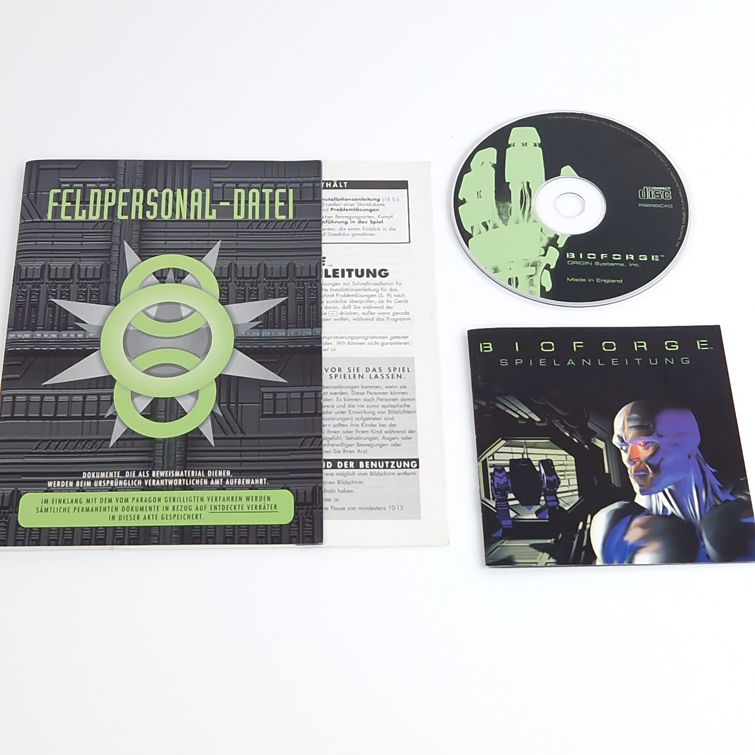 PC Spiel : Bioforge + Anleitungen - Computer CD-ROM OVP | PAL