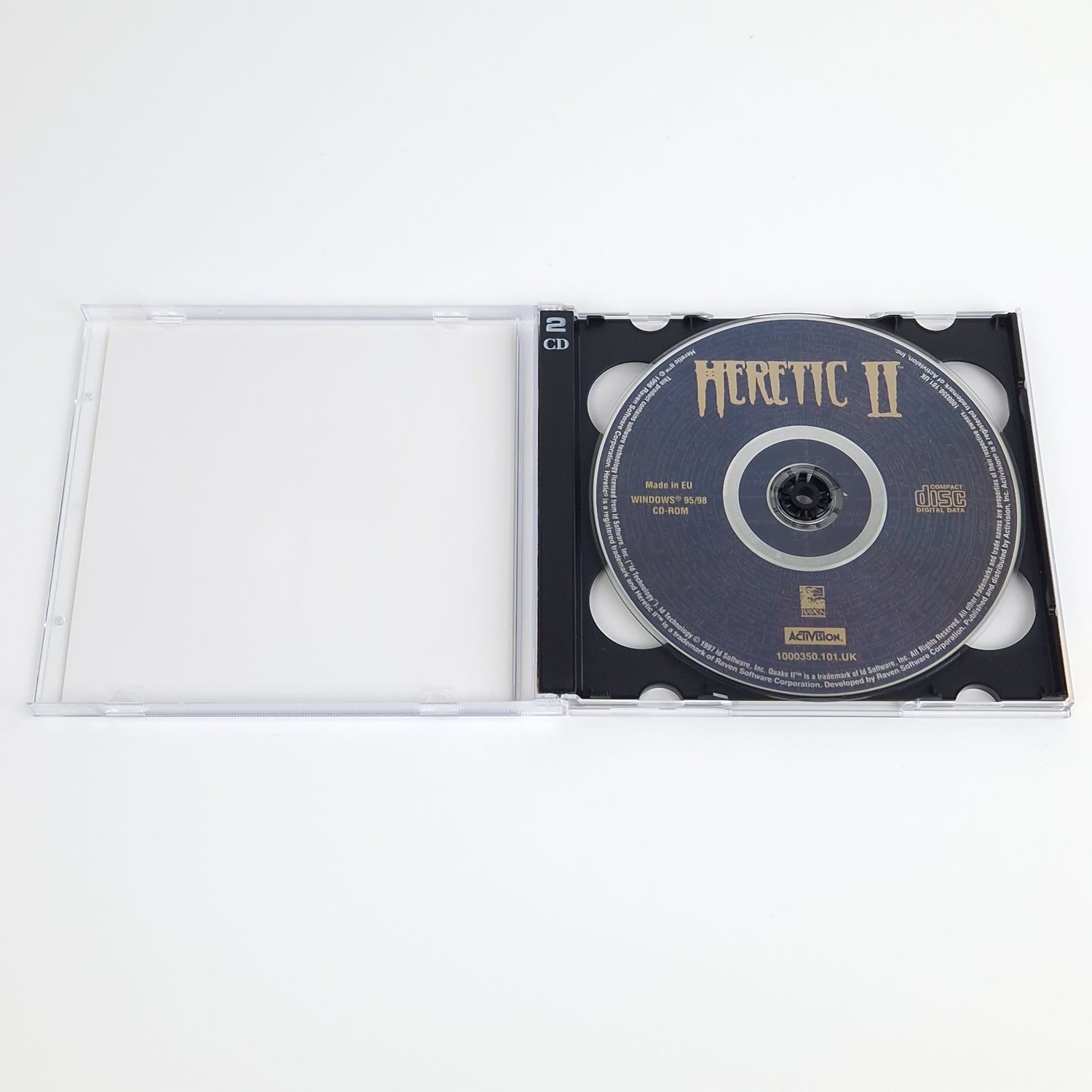 PC Spiel : Heretic II + Anleitung - Computer CD-ROM OVP | PAL