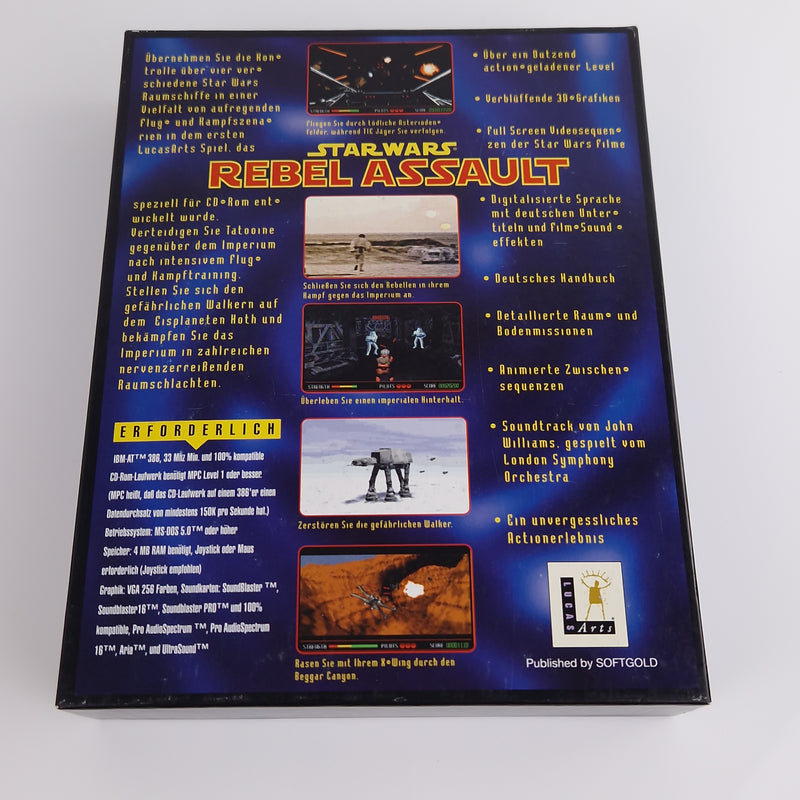 PC Spiel : Star Wars Rebel Assault I & II - Computer CD-ROM Big Box OVP dt. PAL