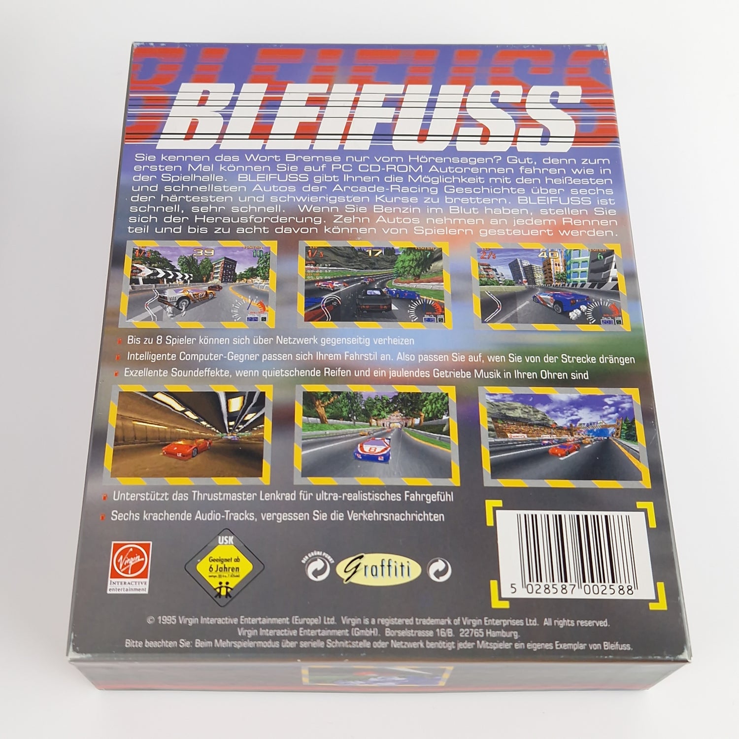 PC Spiel : Bleifuss - Computer CD-ROM Big Box OVP PAL RENNEN