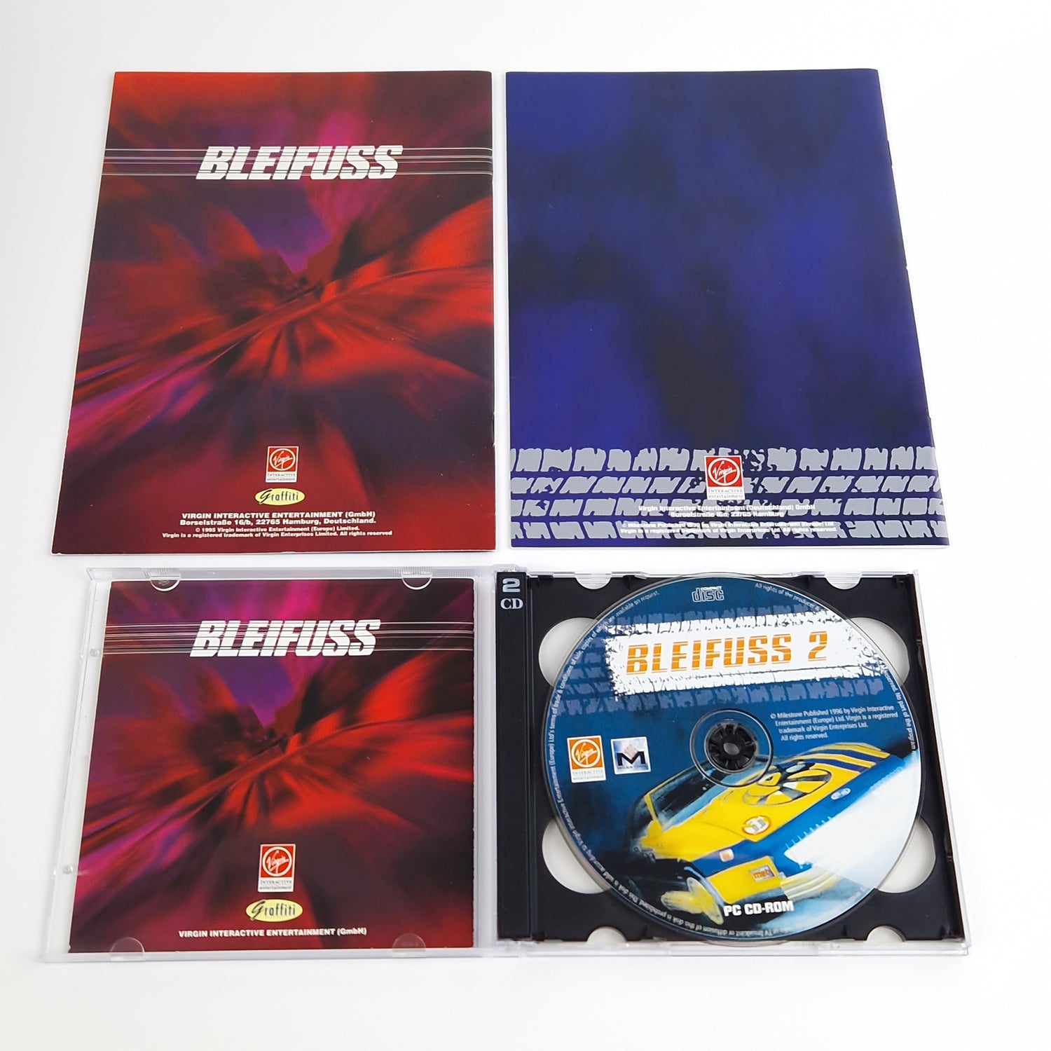 PC Spiel : Bleifuss - Computer CD-ROM Big Box OVP PAL RENNEN