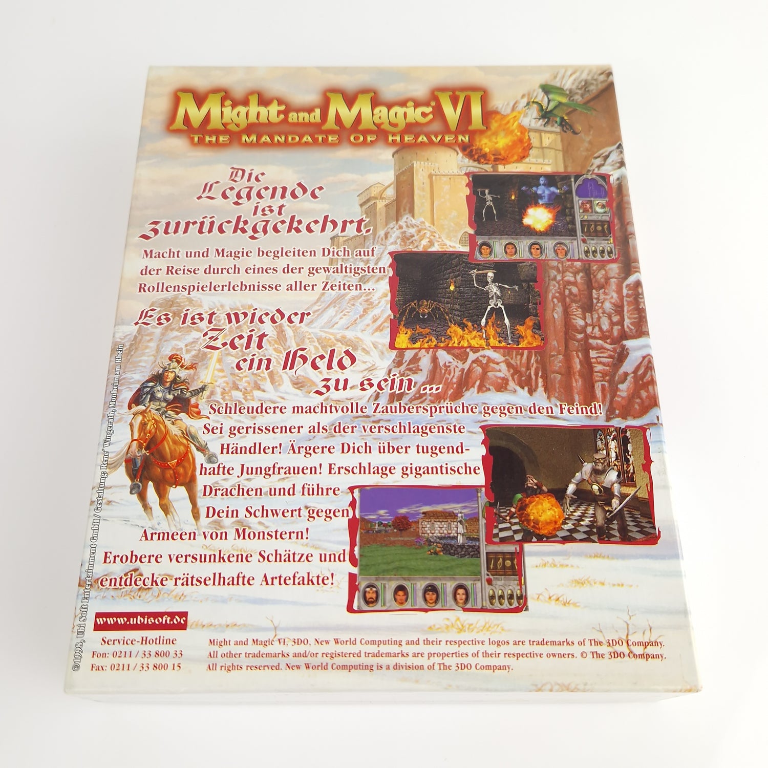 PC Spiel : Might and Magic VI The Mandate of Heaven - CD-ROM Big Box OVP