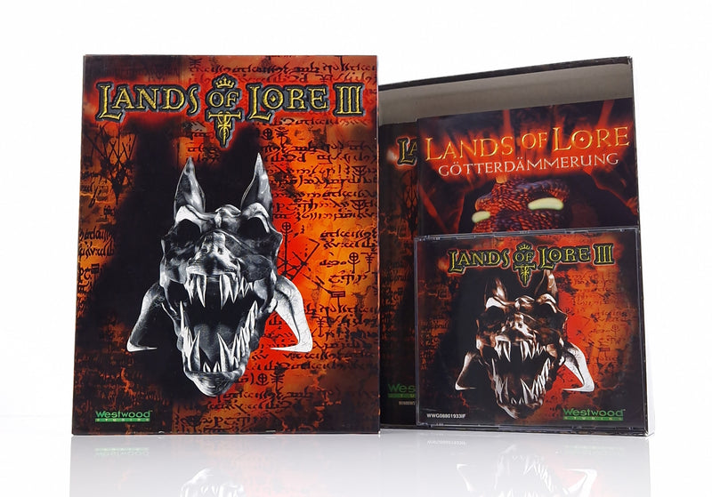 PC Spiel : Lands of Lore III + Erweiterung Götterdämmerung - CD-ROM Big Box OVP