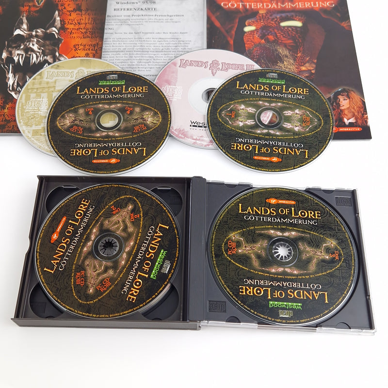 PC Spiel : Lands of Lore III + Erweiterung Götterdämmerung - CD-ROM Big Box OVP