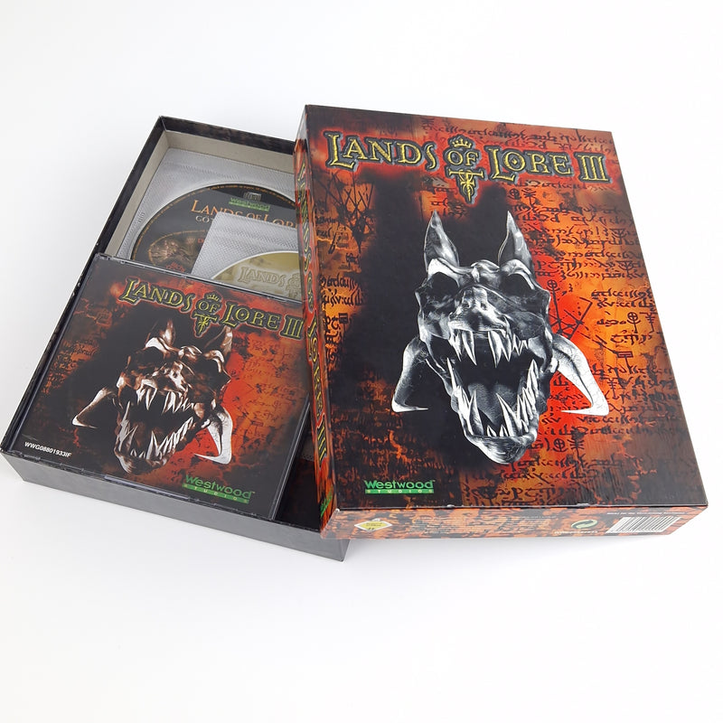 PC Spiel : Lands of Lore III + Erweiterung Götterdämmerung - CD-ROM Big Box OVP