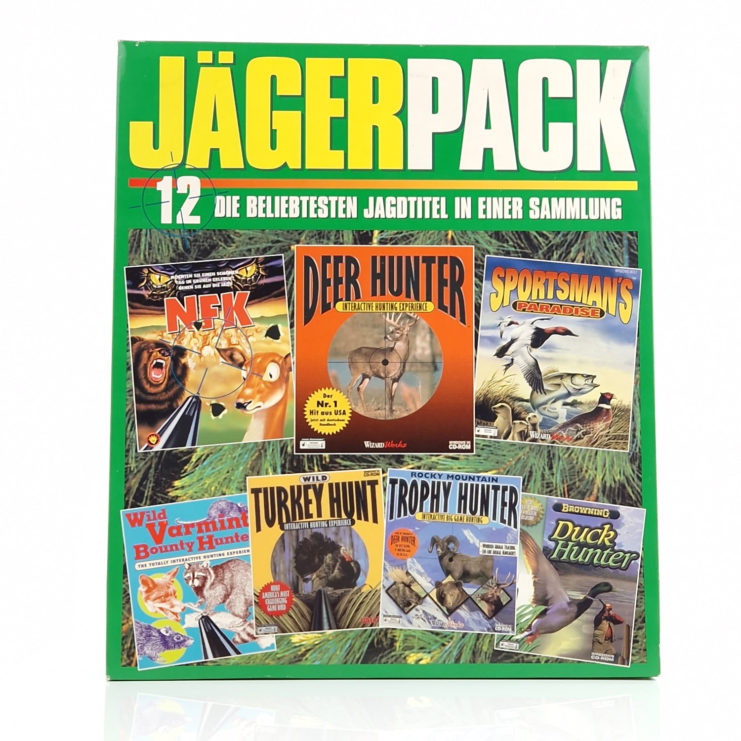 PC Spiel : Jägerpack 12 - Computer CD-ROM Big Box OVP dt. | Jäger Pack