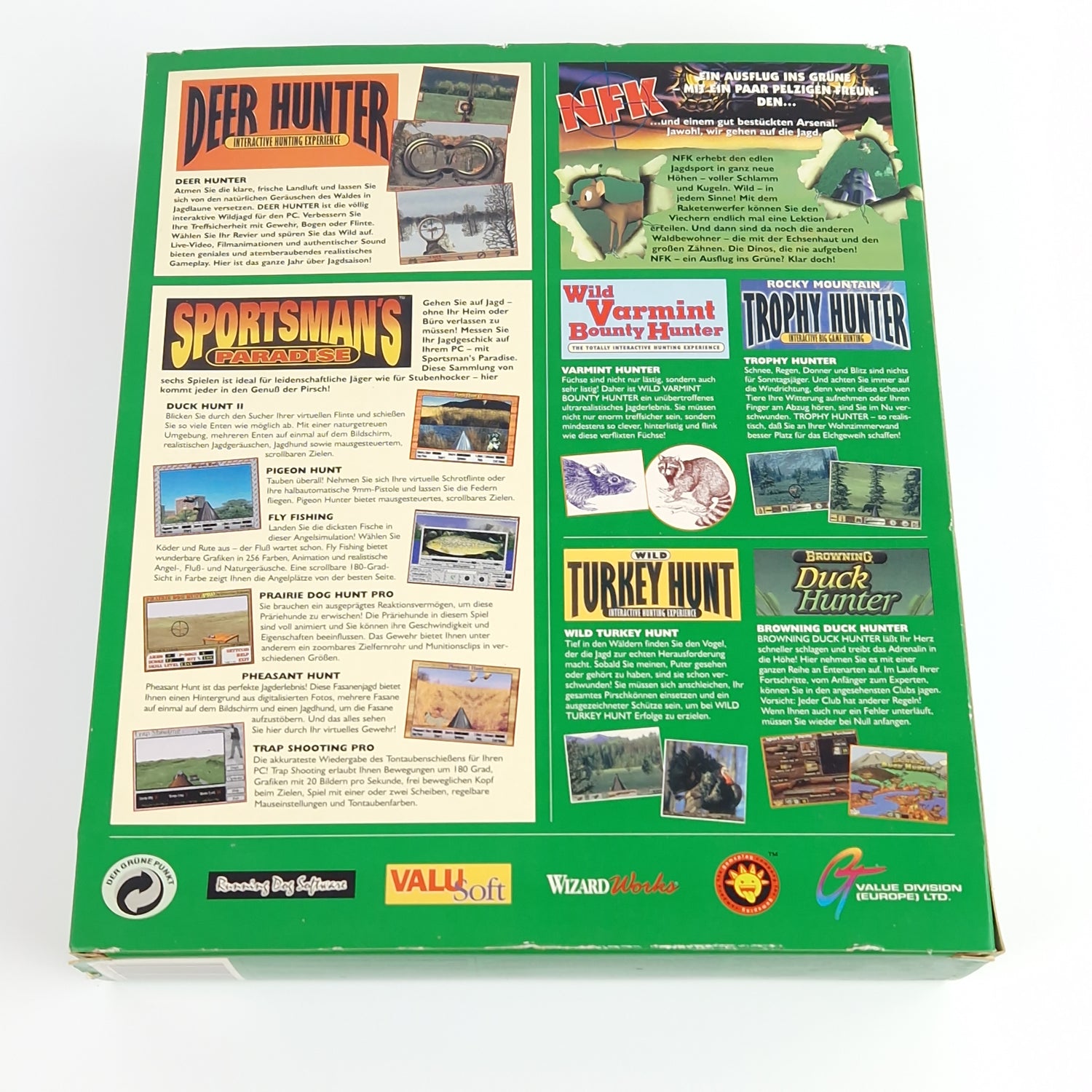 PC Spiel : Jägerpack 12 - Computer CD-ROM Big Box OVP dt. | Jäger Pack