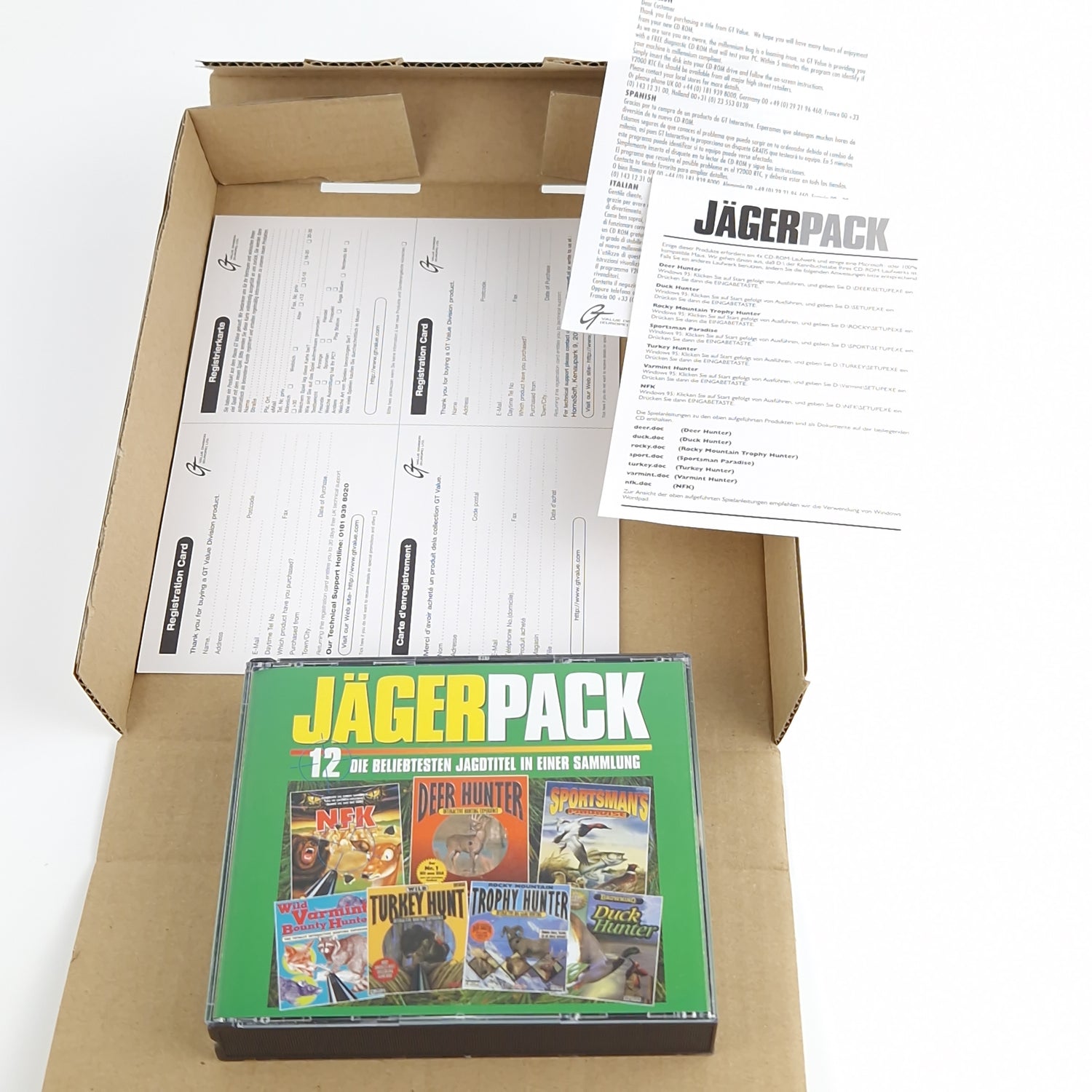 PC Spiel : Jägerpack 12 - Computer CD-ROM Big Box OVP dt. | Jäger Pack