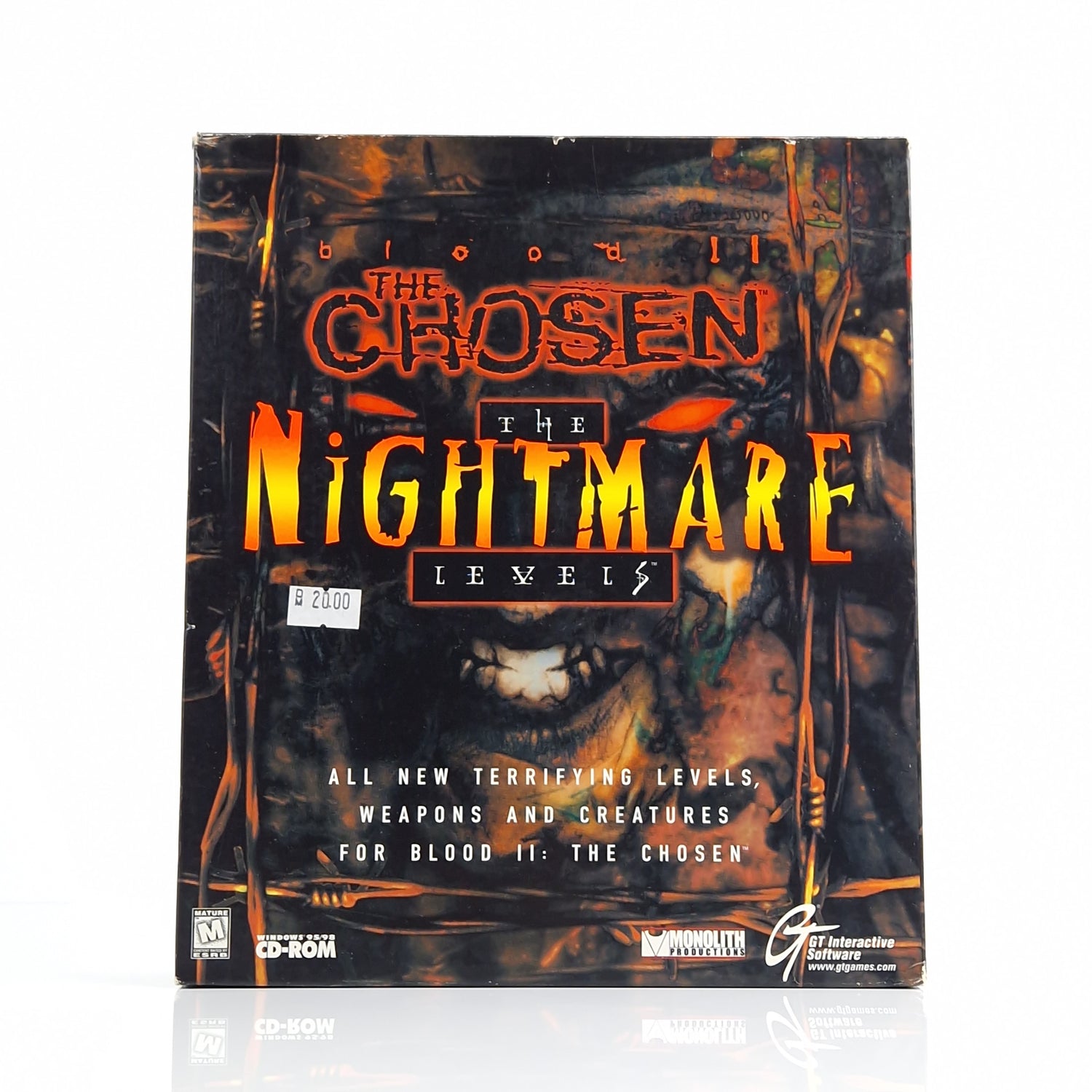 PC Spiel : The Chosen The Nightmare Levels - Computer CD-ROM Big Box OVP | USA