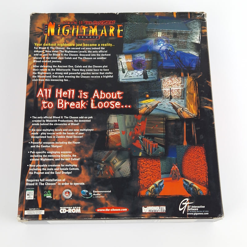 PC Spiel : The Chosen The Nightmare Levels - Computer CD-ROM Big Box OVP | USA