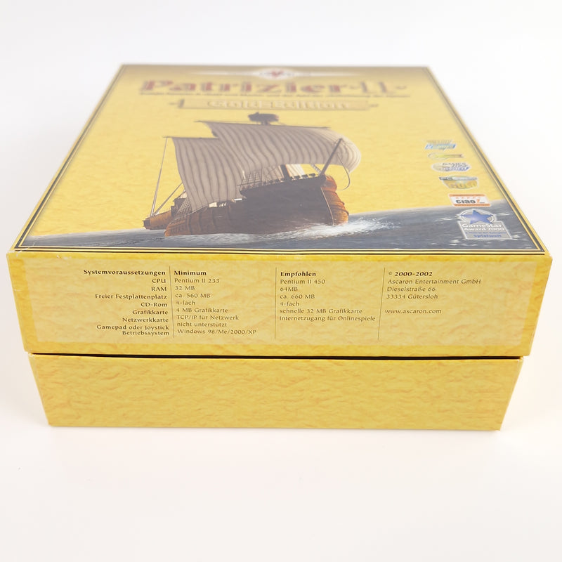 PC Spiel : Patrizier II Gold Edition - Computer CD-ROM Big Box OVP dt.