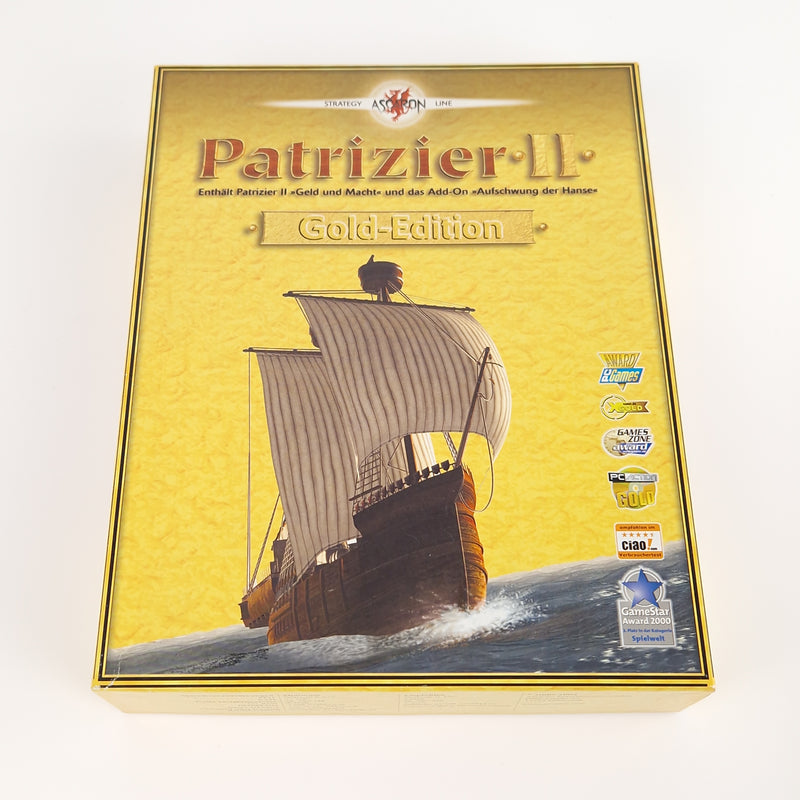 PC Spiel : Patrizier II Gold Edition - Computer CD-ROM Big Box OVP dt.