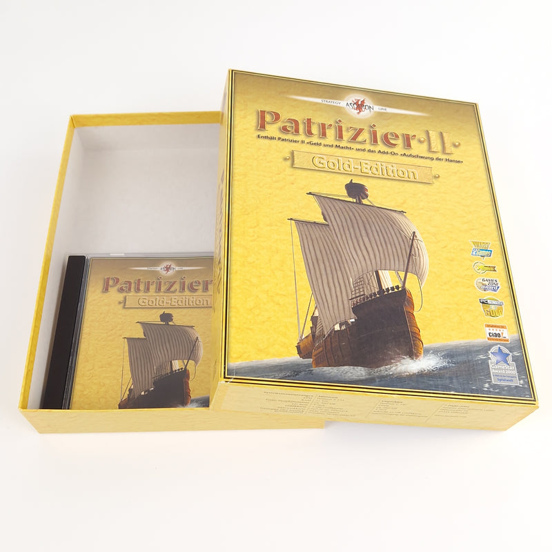 PC Spiel : Patrizier II Gold Edition - Computer CD-ROM Big Box OVP dt.