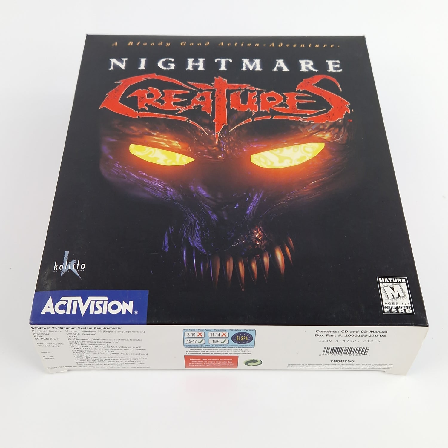 PC Spiel : Nightmare Creatures - Computer CD-ROM Big Box OVP | USA NEW SEALED