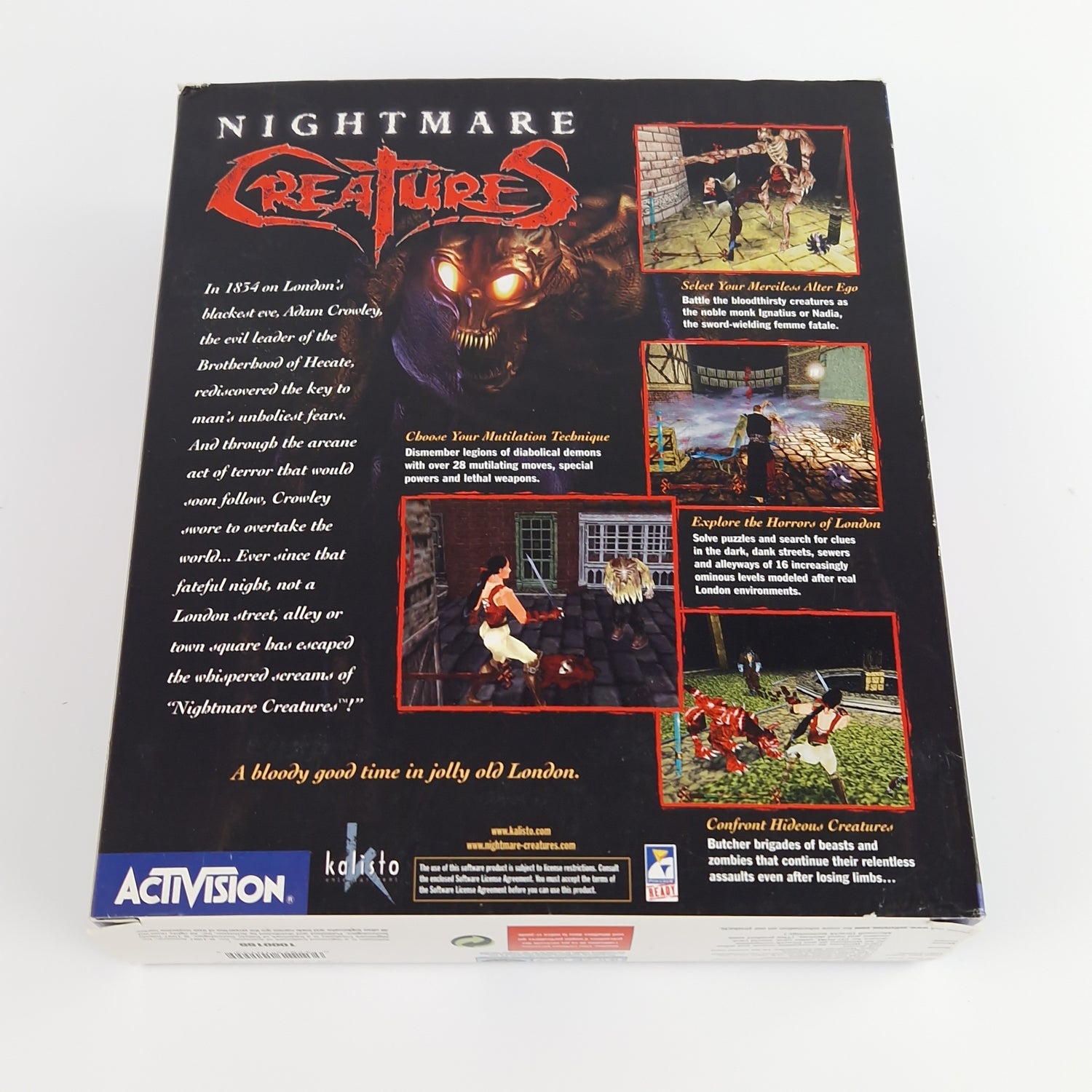 PC Spiel : Nightmare Creatures - Computer CD-ROM Big Box OVP | USA NEW SEALED