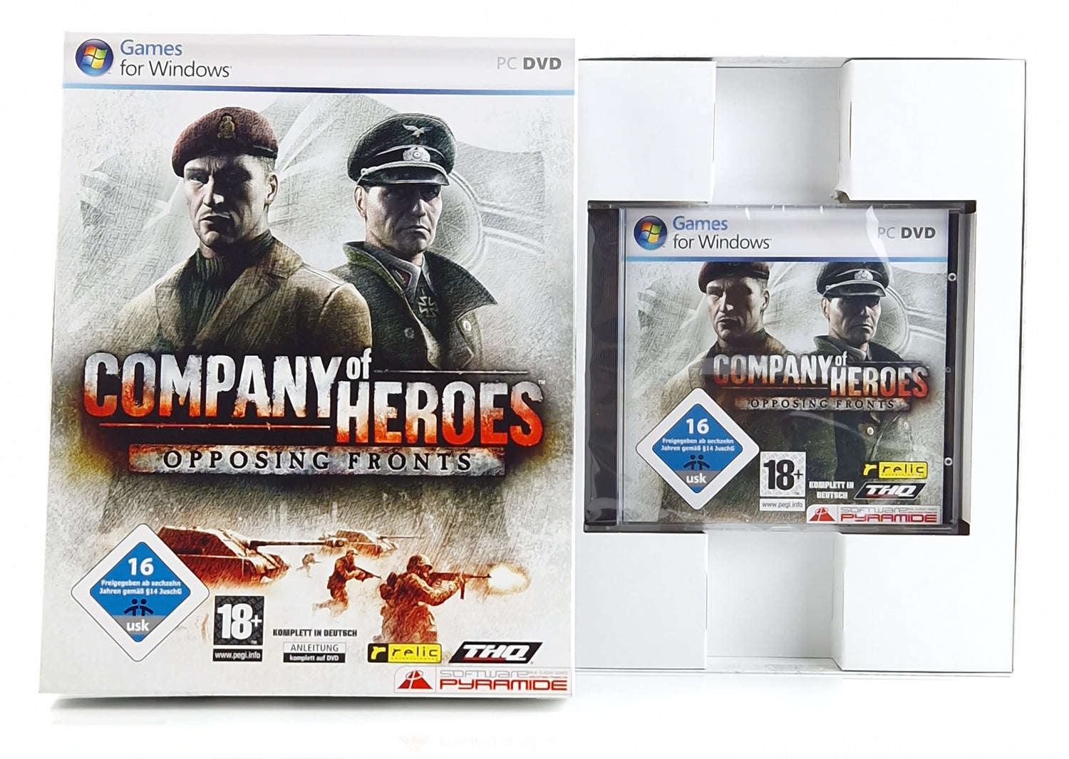 PC Spiel : Company of Heroes Opposing Fronts - Computer CD-ROM Big Box OVP NEU